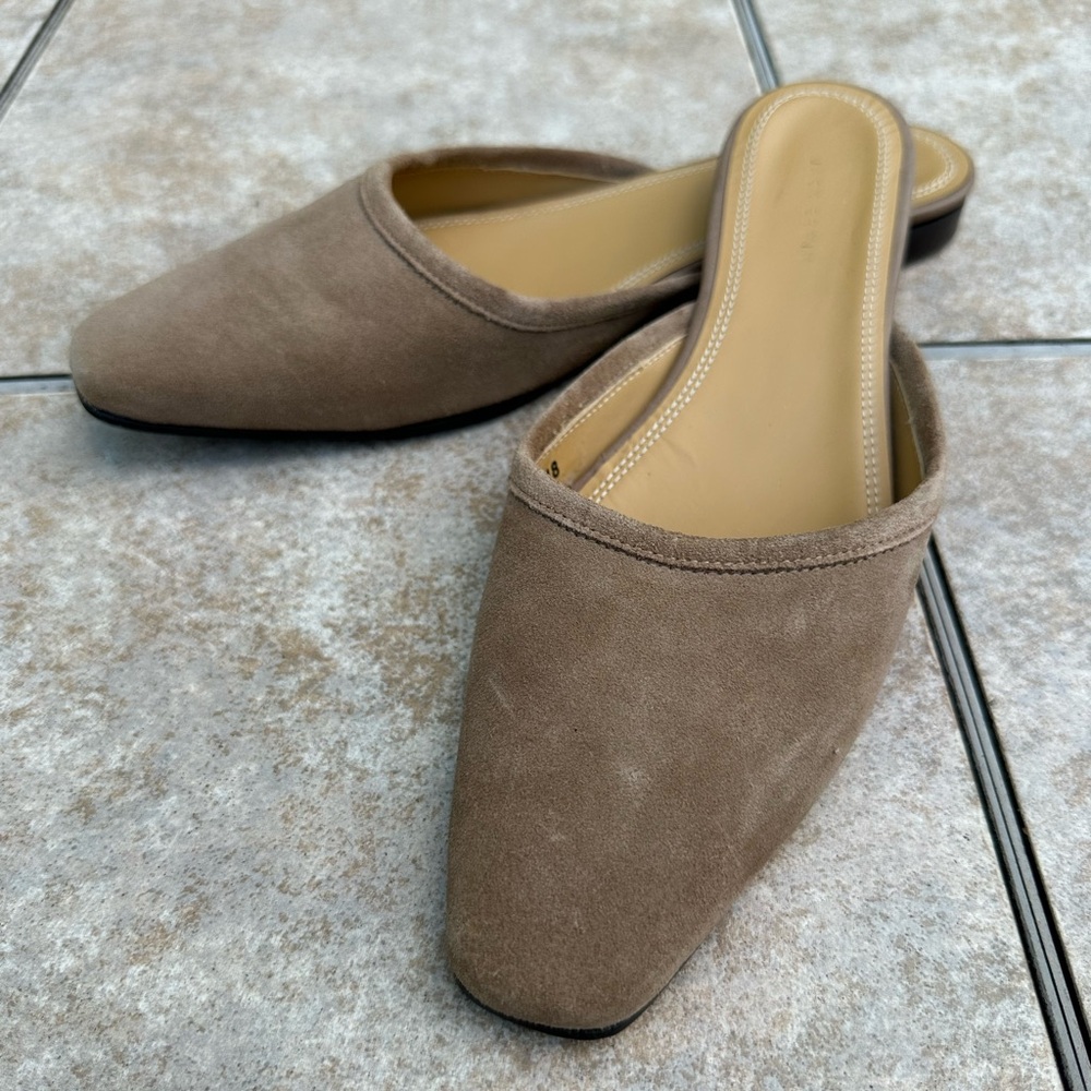Jack Erwin "Paz"  Suede Mule Slip On Sandals